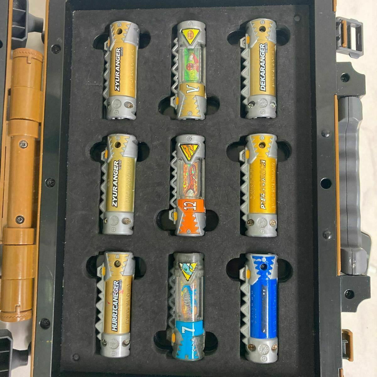 Power Rangers Dino Charge Kyoryuger Brave Box Bag Zyudenchi set