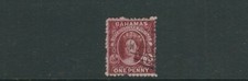 Bahamas 1861 Qv Portrait (Scott 2 Rau Perf 14) AVG Gebraucht Nicked Bei Unten