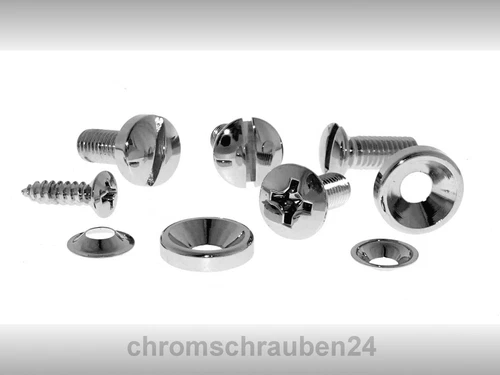 Satz Chromschrauben NEU MERCEDES 300 SEL 6,3 W 109