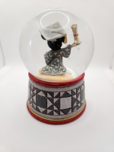 DISNEY TRADITIONS SNOW-GLOBE YOU DID IT MICKEY MOUSE GRADUATION BALL STATE UNV - Picture 3 of 9