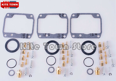 3 Sets/Pk Carburetor Rebuild Kit Fit Polaris indy Classic XLT 600