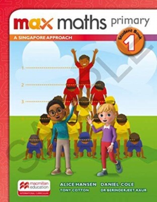  Max Maths Primary A Singapore Approach Grade 1 Student Book  NEW Paperback  sof