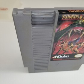 Swords and Serpents (Nintendo NES) Game Cartridge and Nintendo Authentic Case