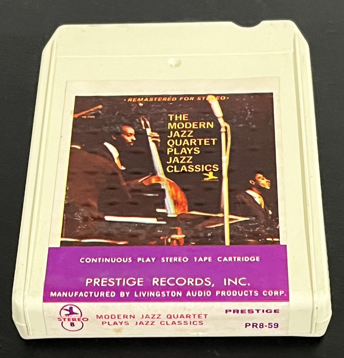Prestige Jazz 8 Track 59-Modern Jazz Quartet Plays Jazz Classics