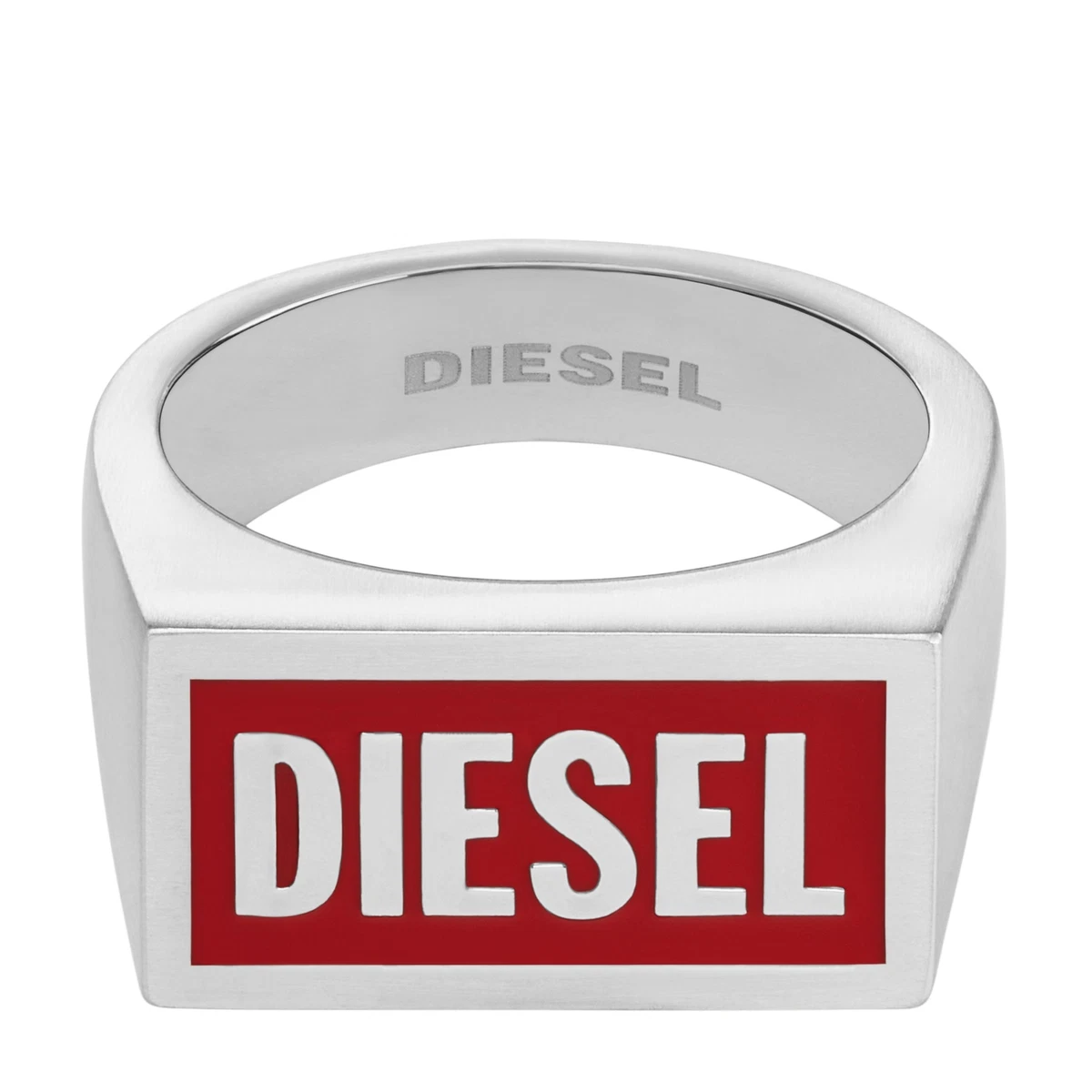 Mens Ring DIESEL DX1366040512 Stainless Steel Size 23 eBay