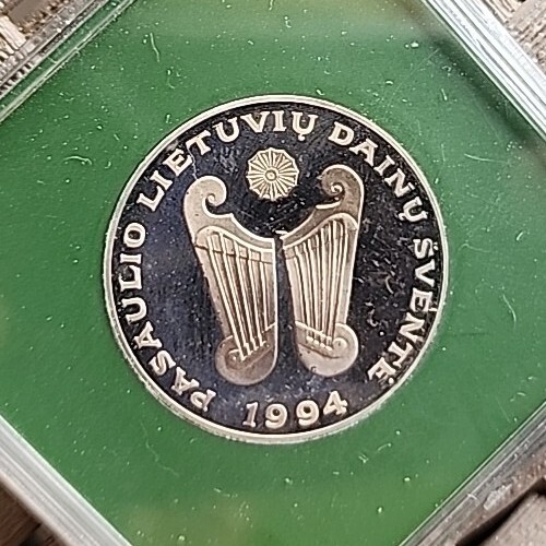 Lithuania 10 litu/litų/litas Coin UNC Lithuanian Songs Festival 1994 | eBay