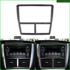 For Subaru Impreza WRX STI 2008-14 Real Carbon Fiber Center Dashboard Frame Trim