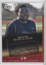 2015 Sage Hit Auto Red Quinten Rollins #A2 Auto 1k5