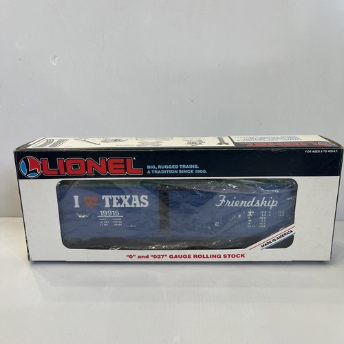 Coche de carga vintage 1992 Lionel 6-19915 calibre O Texas Friendship nuevo en caja | Zustand: New