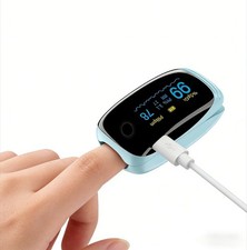 Finger Pulse Oximeter Blood Oxygen Meter Sensor Portable Heart Rate SPO2 Monitor