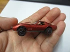Original 1968 Redline Hot Wheels Custom Corvette (Red) Tan/Brown Interior