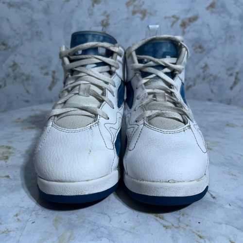 Jordan Jumpman MVP Youth Kids Size 2Y Shoes White Blue Athletic Mid Top Sneakers - Picture 2 of 12