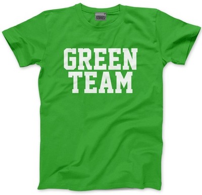 Green Team Kinder Sporttag T-Shirt PE Schule Event Farbe Team Shirt Jungen Mädchen