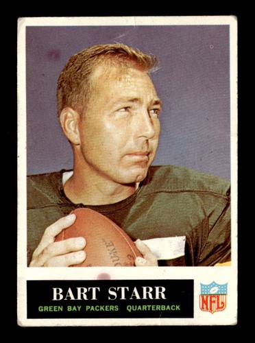 Bart Starr #81 1965 Philadelphia card