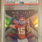 2017 Panini Prizm Instant Impact Prizm PSA 10 Patrick Mahomes II #8 Chiefs