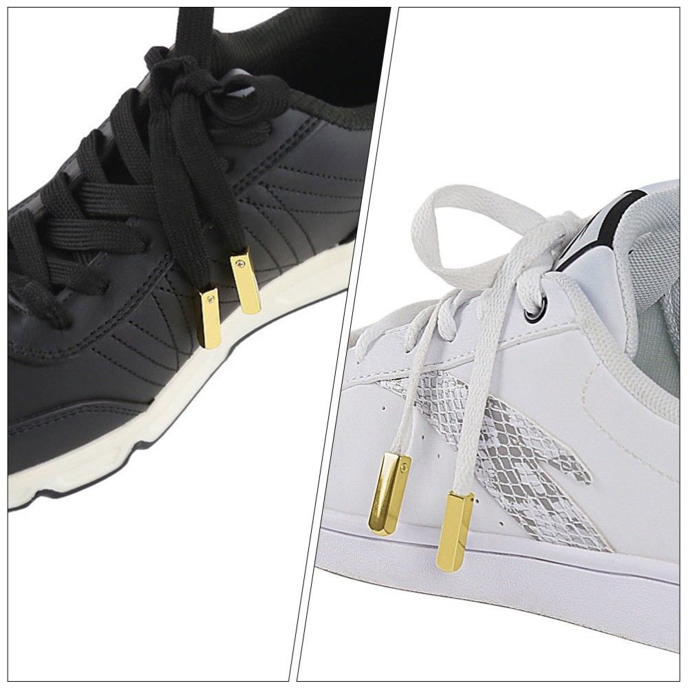 APL Set 2 Lacci Testa in Metallo Fibbia per Scarpe Accessori per Fibbie per Scarpe