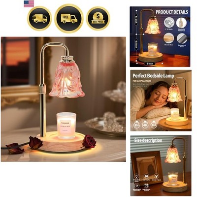 Candle Warmer Lamp with Timer Electric Adjustable Height Candle Warmer Dimmab...