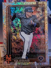 2025 TOPPS BASEBALL SERIES 2 - Jose Iglesias #386 - Holo Foil - Mets