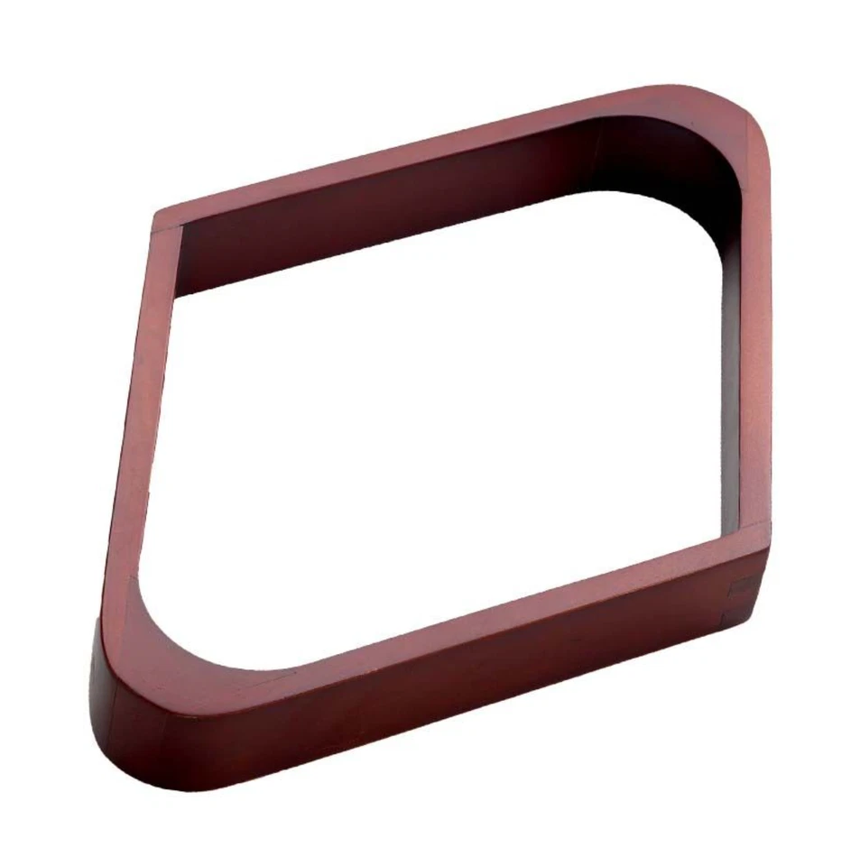 BUDGET BILLIARDS SUPPLY Chocolate Wood Diamond 9 Ball Billiard Rack