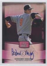 2012 Leaf Metal Draft Pink 22/25 Andrew Heaney #BA-AH1 Auto 0t3