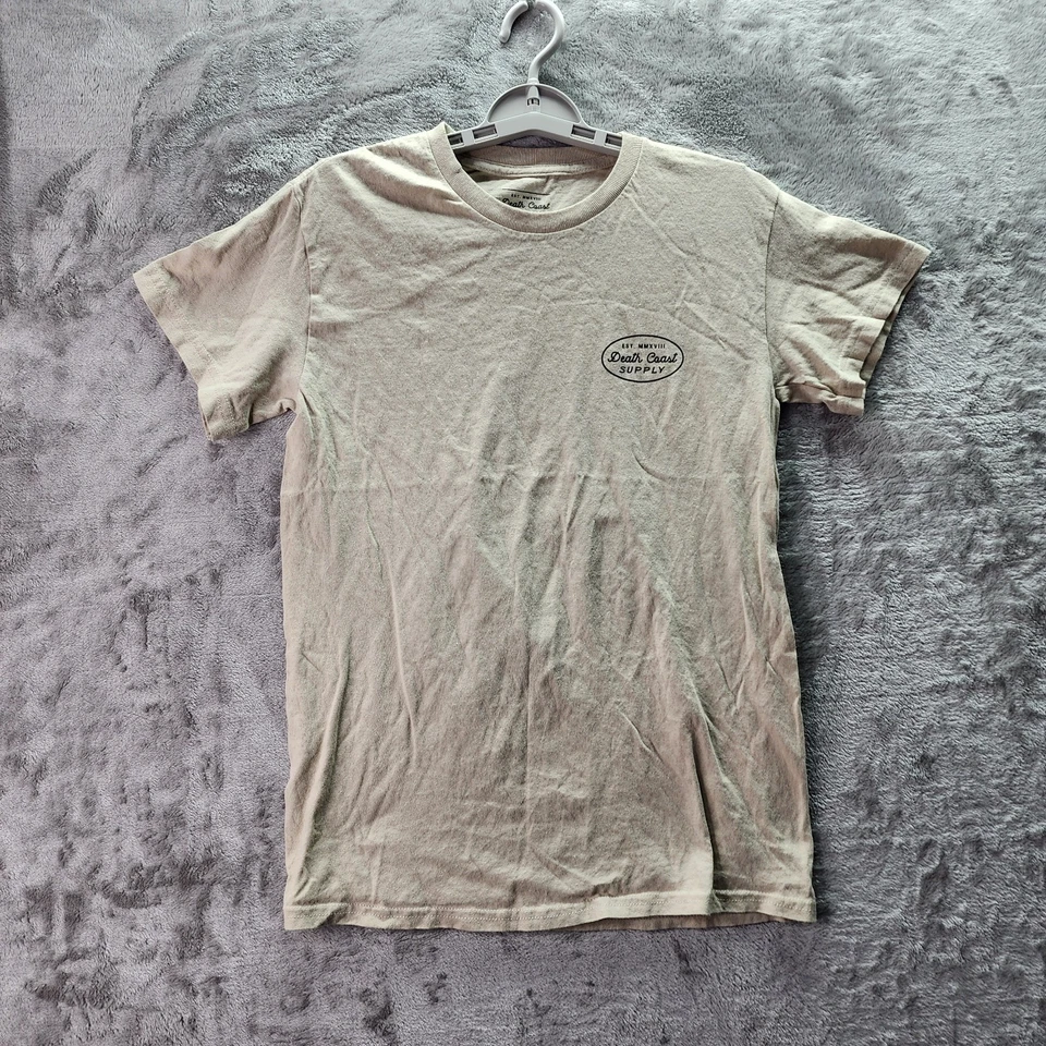 Camiseta Death Coast Supply Hombre Pequeña Beige Algodón A Sailor’s Ruin Mermaid Foto 2 de 4