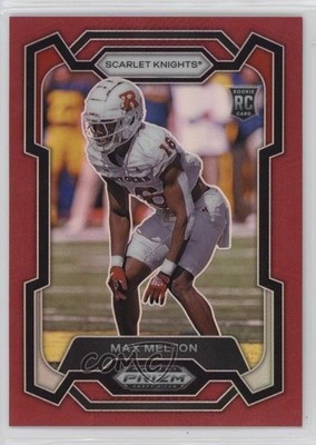 2024 Panini Prizm Draft Picks Red Prizm 67/299 Max Melton #163 Rookie RC 04xt