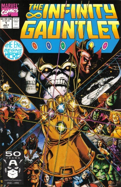 Infinity Gauntlet #1-6 (1991) MCU BASED STORYLINE Jim Starlin LOT