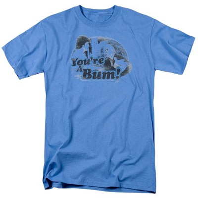 Rocky - Du Bist Ein Penner - Damen Herren Unisex Kurzarm T-Shirt - Blau