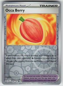 Occa Berry 140/142 Uncommon Stellar Crown Reverse Holo
