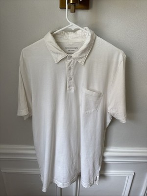 Outerknown Men s Organic Cotton Short Sleeve Polo Shirt Golf Size L