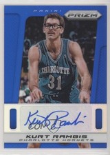 2013-14 Panini Prizm Auto Wal-Mart Blue Prizm 5/5 Kurt Rambis #115 Auto 0b0