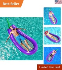 Spacious Inflatable Pool Float for Family Relax and Drift in Style This Summer