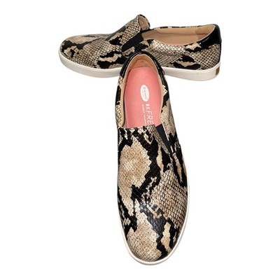 DR SCHOLLS BE FREE ENERGY TECHNOLOGY SLIP ON WOMENS SHOES SNAKE PRINT SIZE 9