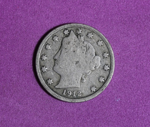 1912- Liberty Head 'V' Nickel #P34153