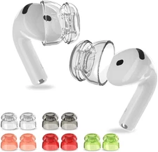 [5 Pairs] Ear Tips Cover for AirPods 4 Earbuds (2024), Soft Silicone Earbuds Cov