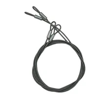 1989-1996 Jaguar XJS Convertible Side Hold Down Tension Cables Pair