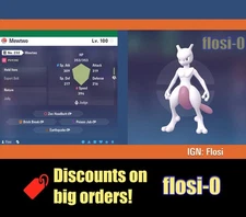 6IV Mewtwo (Physical attacker) Pokemon Legends ZA (Legends Z-A)