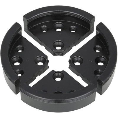 4-Jaw Self-Centering Wood Lathe Chuck Accessory Set for Enhanced Precision
