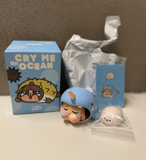 POP MART Crybaby Cry Me an Ocean Blue Plastic Figurine w/ Accessory, Opened