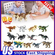 Indominus Rex Gifts Toy Jurassic World Park Dinosaur Figure Building Blocks US