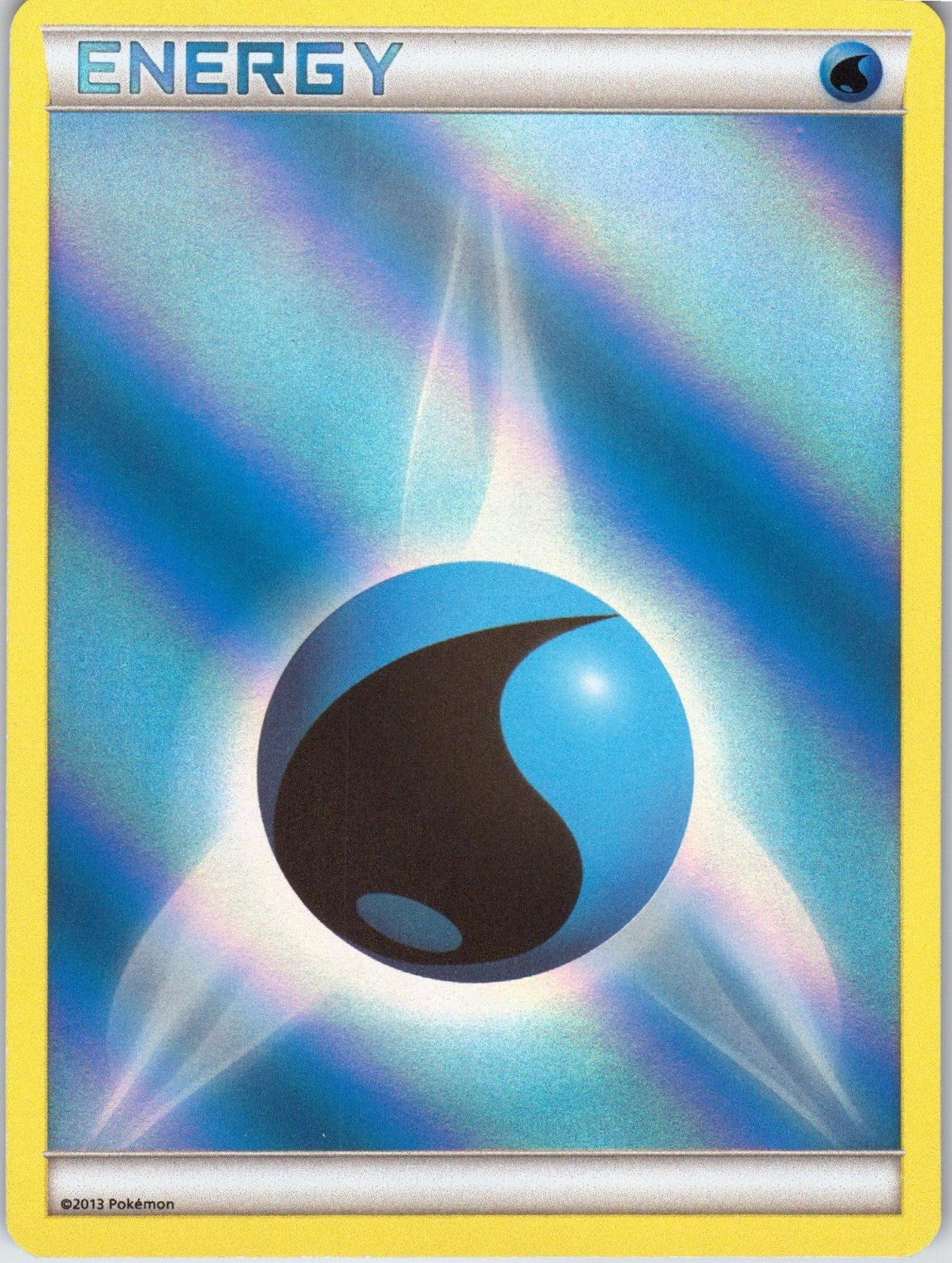 Water Energy – Pokémon TCG 2013 Black & White Deck Exclusive Reverse Holo MP