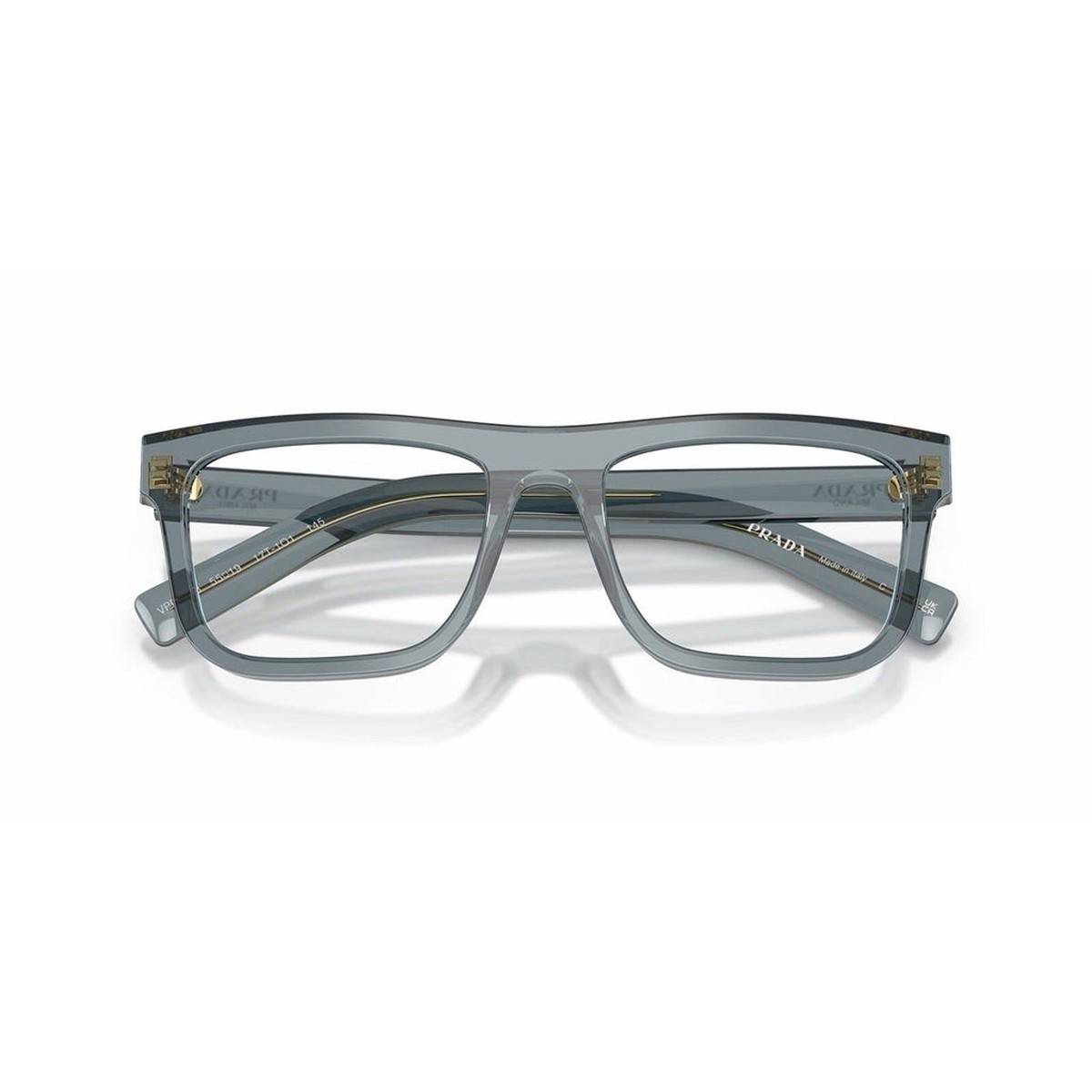 PRADA PR C03V 17T101 Transparent Ocean Unisex Eyeglasses 