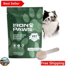 Iron Paws Human-Grade Superfood For Dogs, Greens Powder Supplement Fo...