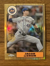 2022 Topps Chrome - 1987 Topps Baseball Jacob deGrom #87BC-7