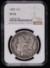 1892 S Morgan Silver Dollar NGC VF-35