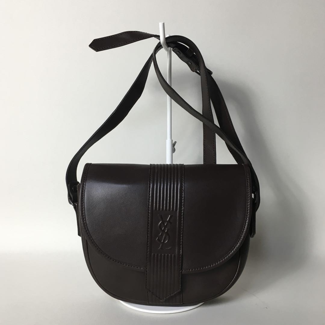 Borsa a tracolla Yves Saint Laurent YSL Cassandra pelle nera autentica F07141212