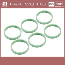 6x Dichtung Ansaugkrümmer für PORSCHE 92A 95B 970 3.0 Diesel Ansaugrohr RUND