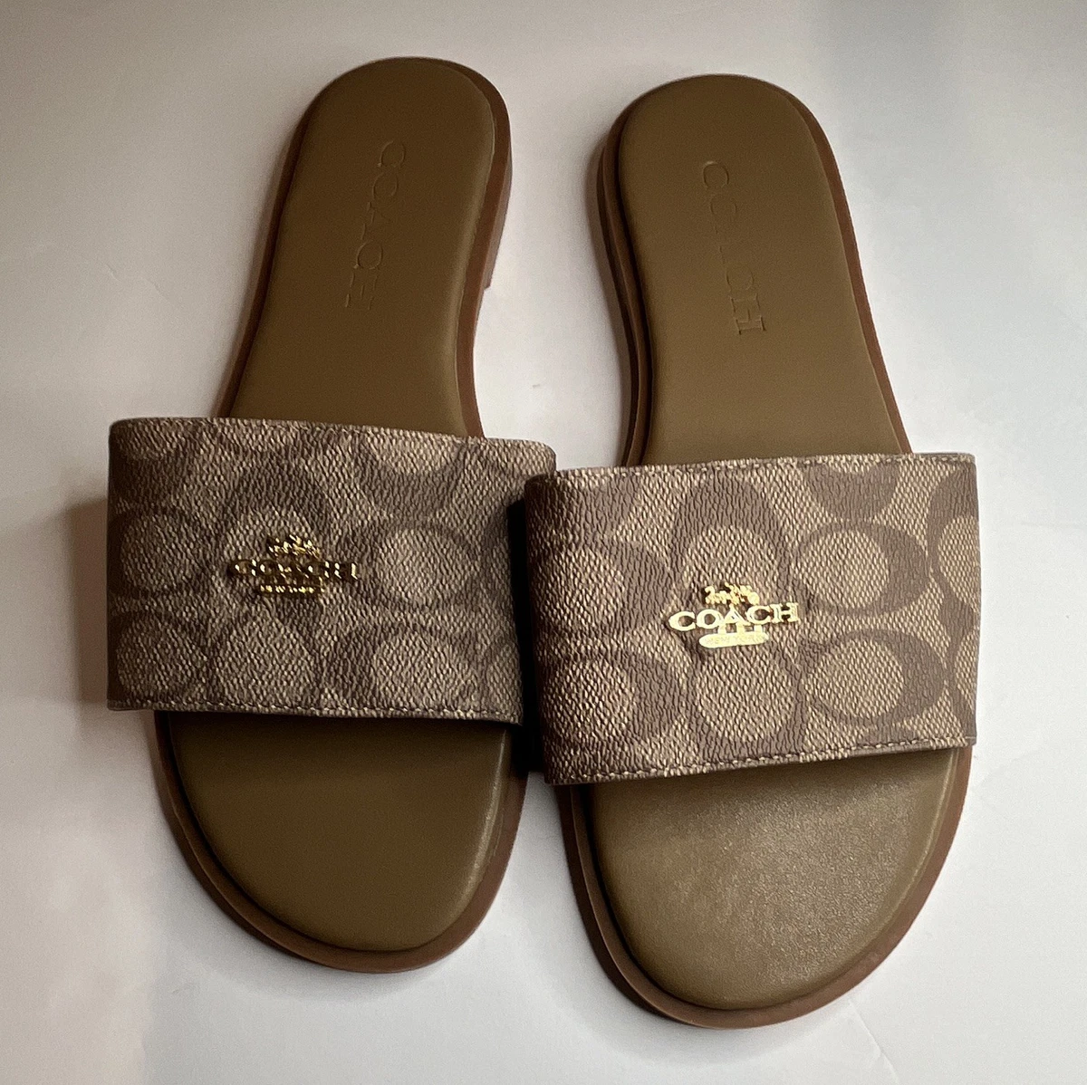 Coach Slide Casual Sandals for Women for sale | eBay