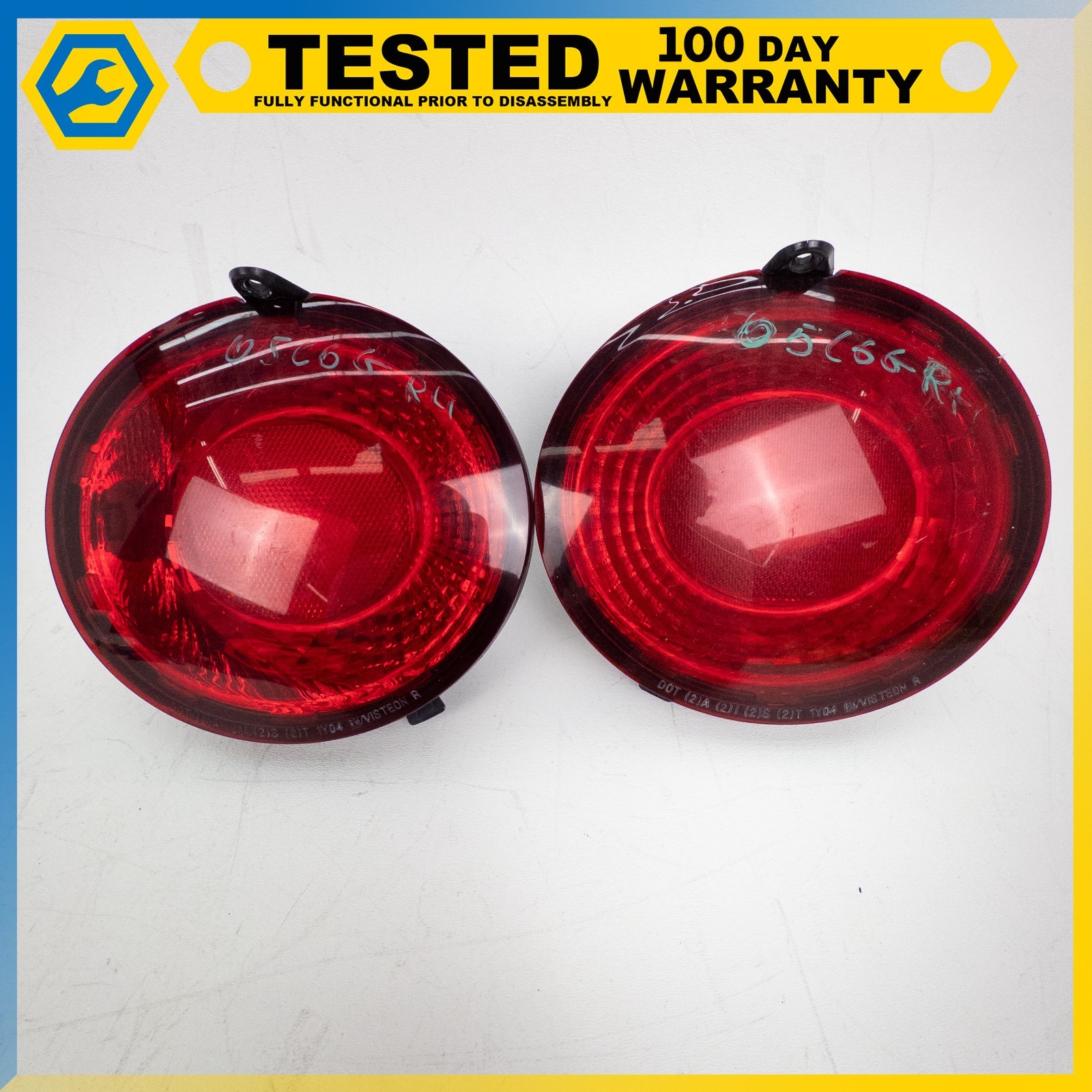 05-13 CHEVROLET CORVETTE C6 REAR LEFT RIGHT INNER OUTER TAIL LIGHT ASSEMBLY OEM