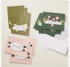 Stampin Up a Million Thanks Card Kit, All Inclusive, New & Sealed